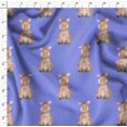 thumbnail image 4 of Soimoi Purple Silk Fabric Pig Animal Print Fabric by Yard 42 Inch Wide, 4 of 5