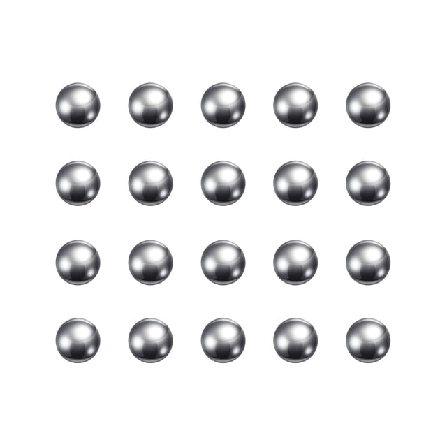 Unique Bargains Billes de Roulement en Acier au Carbone 7,5 mm Polies avec Précision, Lot de 100