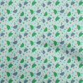 thumbnail image 1 of oneOone Cotton Cambric Light Blue Fabric Autumn Craft Projects Decor Fabric Printed By The Yard 56 Inch Wide, 1 of 4