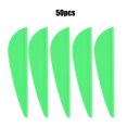 thumbnail image 2 of Rubber  Feather, 50PCS 25g  Feather, Lightweight Rubber for Archery Accessory Various  Heads DIY Tool Red,Green,Yellow,Blue, 2 of 8