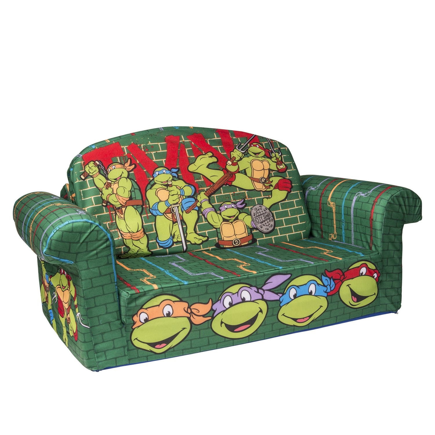 Marshmallow - Flip Open Sofa - Nickelodean's Teenage Mutant Ninja