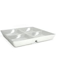 thumbnail image 3 of Hometrends plat de service divisé 25.5cm. porcelaine blanche, 3 of 3