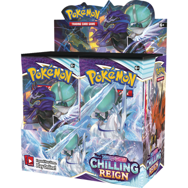 Pokemon Trading Card Game: Sword & Shield (SWSH5) Chilling Reign Booster Box 36 packs, 10 cards per pack