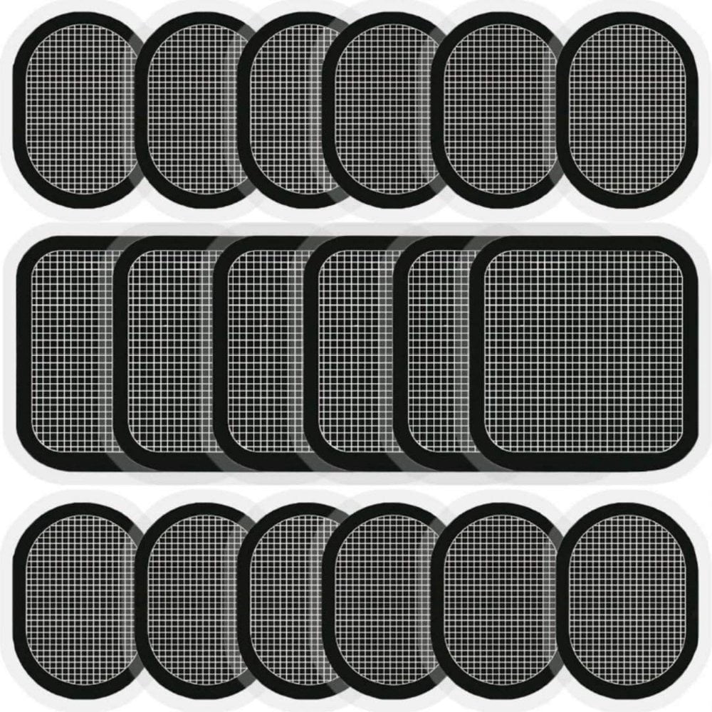 LNGOOR Replacement Gel Pads for All Abdominal Belts  6 Sets (18 Gel Pads)