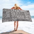 thumbnail image 2 of CEHVOM Microfiber Beach Towel Super Lightweight Colorful Bath Towel Sandproof Beach Blanket Multi-Purpose Towel For Travel Swimming Pool 30x60 Inch Clearance, 2 of 7