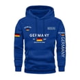 thumbnail image 1 of Men's Fall Winter Hooded Drawstring Sweatshirt Loose Fit Casual Sweater for Everyday Leisure, 1 of 2