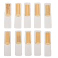 thumbnail image 3 of 10 Pcs Saxophone Reeds Strength 2.5 For Alto Soprano Tenor Sax Clarinet Reed, 3 of 11