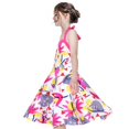 thumbnail image 4 of Robe Vintage Fille Années 50 Rétro Années 1950 Rockabilly Halter Swing Robe 12 Ans, 4 of 6