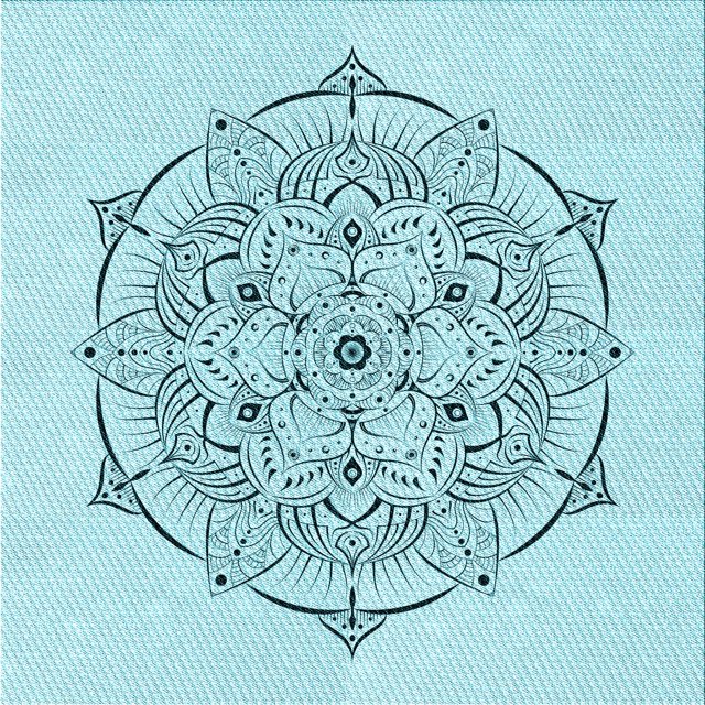 Ahgly Company Tapis d'Intérieur Lavable en Machine Carré Bleu Électrique Transitionnel, 5 Pieds Carré