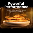 thumbnail image 3 of Chefman 1.1 Cu ft Countertop Microwave Oven, 1000 Watts - Stainless Steel, 3 of 6