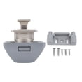 thumbnail image 2 of Keyless RV Zinc Alloy Cabinet Locks Push Button Latch Catches for Yachts Motorhome Camping, 2 of 7