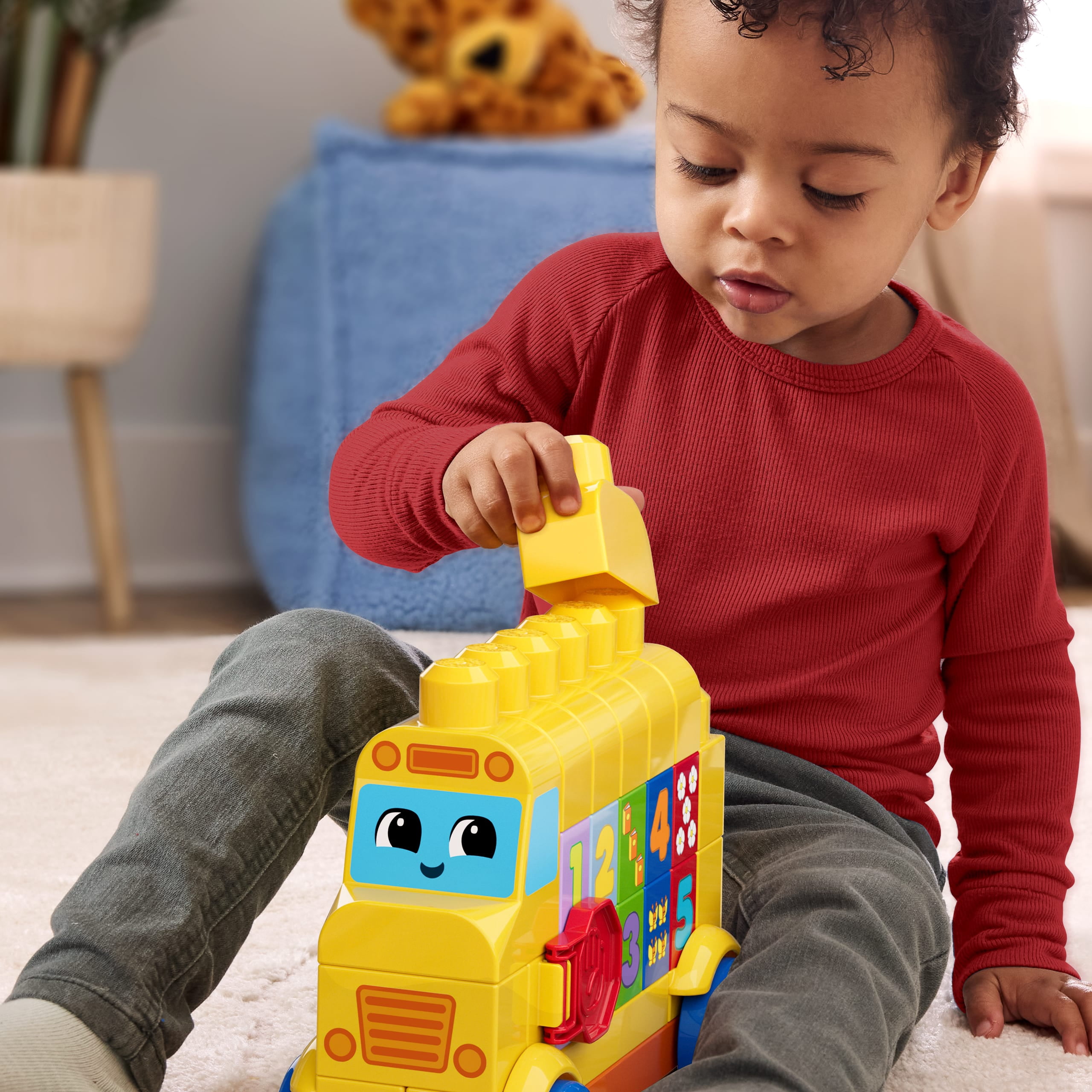 MEGA BLOKS-Mon Premier Bus des Chiffres-coffret de 45 pièces