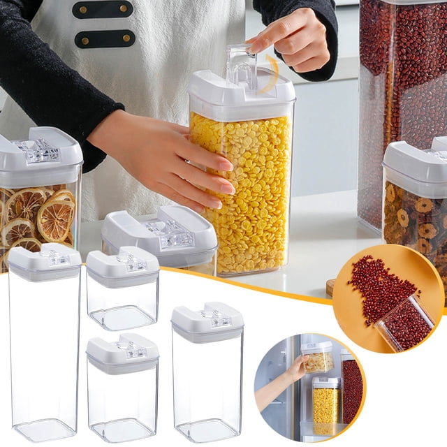 DcGZvy Container for Food Kitchen Organization, Kitchen Must Haves 2025 Home and Kitchen, Rice Storage Pantry Containers Storage(1.9L)
