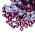thumbnail image 1 of Uxcell Hotfix Rhinestones Flatback Crystal Glass Gems for Craft Clothes DIY Decoration Purple Red 4.8mm, 1 of 5