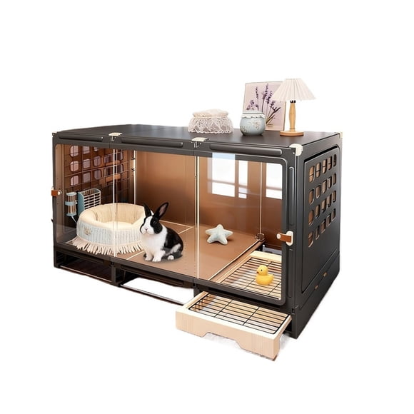Spacious Outdoor Pet Rabbit Cage - Create a Dream Home Rabbit Villa with an Inviting Rabbit Nest for Your Furry Friends