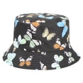 thumbnail image 1 of Birdeem Summer Sun Protection Fashion Butterfly Print Outdoor Sun-Hat Fisherman Bucket Hat Cap, 1 of 9