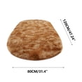 thumbnail image 3 of Hxlamzoo Fluffy Oval Area Rug, Soft Tie Dye Rug, Shaggy Colorful Rug, for Bedroom, Living Room, Teen Dorm, Baby Nursery, 11 Colors & 3 Sizes, 3 of 6