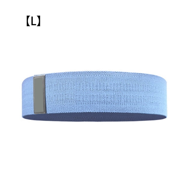 Bande de Résistance pour Exercice des Hanches, Jambe Cuisse, Entraînement, Mise en Forme, Ceinture de Résistance, Sangle de Résistance Antidérapante, Ceinture de Résistance pour Squats, L, Bleu