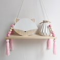 thumbnail image 4 of Étagère de Rangement en Bois avec Perles et Pompons pour Chambre d'Enfants, Décoration Murale pour la Maison, 4 of 8