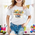 thumbnail image 2 of Pyjama Court Taille 8 pour Filles, T-Shirt à Manches Courtes Imprimé Décontracté pour Enfants, 2 of 4