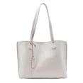 thumbnail image 1 of Grand Sac Fourre-Tout Réversible pour Femmes Rétro à Franges en Cuir, Sacs à Bandoulière, Sacs à Main Mode pour Dames, Sac Cartable (Blanc), 1 of 7