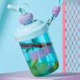 thumbnail image 1 of Dvkptbk Mixing Cup Stirring Cup Student White Collar Coffee Protein Powder Plastic Water Cup Cute Handheld Large Capacity Straw Cup Capacity 580ml Home Essentials, 1 of 4