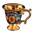 thumbnail image 1 of PRETXORVE Household Metal White Wine Glass Alloy Gemstoned Classical Wineware Many Options To Choose From, 1 of 1