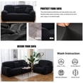 thumbnail image 4 of CHOK 2024 Sofa Slipcover L Shape Gray Sofa Cover Sectional Couch Cover Spandex Non Slip with Elastic Bottom Furniture Protector Cover for for Home Decor 2+3seater, 4 of 8