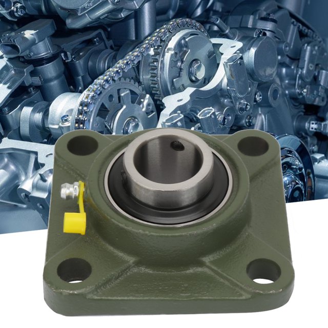 Flange Type Mounted Bearing, Bearings With Housing, Durable Metric Oute For Manufacturing Jobs Textile Machinery