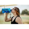 thumbnail image 4 of Sports Water Bottle | Large 2 Liter Bottle (Black: With Time Markings), 4 of 6