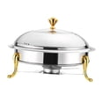 thumbnail image 3 of GUOOL Chafing Dish Buffet Set Food Warmer Buffet Warmer for Catering Party Chafing without handle, 3 of 9