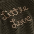 thumbnail image 4 of Infant Baby Girl Sweater  Long Sleeve Crew Neck Letters Winter Warm Knit Pullover Sweater Fall Clothes, 4 of 6