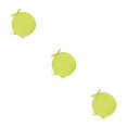 thumbnail image 3 of relayinert 1/2/3/5 Confort et Durabilité des Chaises Coussin Rond Doux et Confortable Jaune Vif 3 Pcs, 3 of 6
