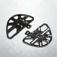 thumbnail image 4 of tredstone Motorcycle Foot Pegs Rest Footrest Pedals for Touring Black, 4 of 9