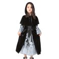 thumbnail image 2 of LOVZFMLL Robe en Mousseline pour Enfant d'Âge Moyen et Jeune, Robe d'Été à Bretelles Inclinées Type Camisole, 2 of 9
