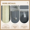 thumbnail image 4 of 56" Grey Multi-Level Cat Tree with Condo, Hammock & Scratching Posts - Indoor Cat Tower for Living Room & Bedroom Relaxation, 4 of 7