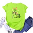 thumbnail image 2 of T-Shirts à Manches Courtes pour Femmes T-Shirts Décontractés pour Femmes à Imprimé Graphique Floral T-Shirt à Manches Courtes pour Enseignante Hauts T-Shirts pour Femmes Décontractés, 2 of 4