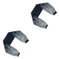 thumbnail image 3 of kurtrusly Boléro en Chiffon à Manches Longues pour Femmes Tendance Bleu Foncé Fleur 2ensemble, 3 of 6