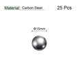 thumbnail image 2 of Unique Bargains Billes de Roulement en Acier au Carbone 15 mm Polies avec Précision, Lot de 25, 2 of 5
