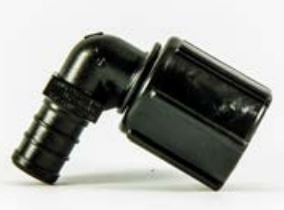Elkhart Supply Raccord d'Eau Douce 28816 Écopoly; Adaptateur; Coude à 90 Degrés; Polysulfone; Simple