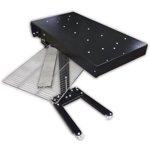 INTBUYING 18"x24" Screen Printing Flash Dryer Floor Type Movable Flash Dryer High Heating Efficiency Flash Dryer Adjustable Stand 1800w 110V