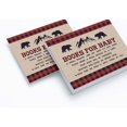 thumbnail image 2 of Inkdotpot 30Gender Neutral Lumberjack Baby Shower Rustic Book Request Cards Bring A Book Instead Of A Card Baby Shower Invitations Inserts Games, 2 of 6