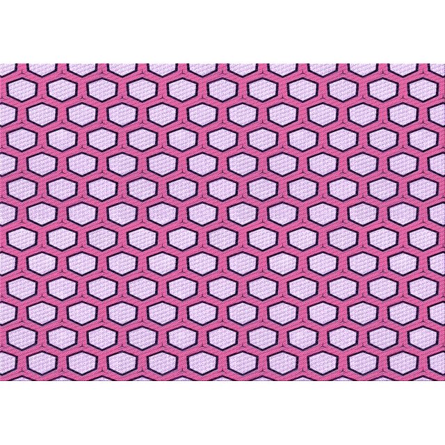 Ahgly Company Machine Washable Indoor Rectangle Transitional Dark Carnation Pink Area Rugs, 2' x 5'