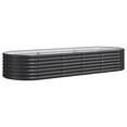 thumbnail image 4 of vidaXL Raised Garden Bed Raised Flower Bed Galvanized Steel Outdoor Planter, 4 of 6