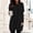 Black, variant on HUITKMM cotton Long Sleeve Shirt Women Women Autumn and Winter Comfortable Round Neck Long Sleeve Long T Shirt Top Pocket Puff Sleeve Print Top XL