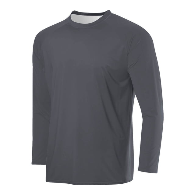 LOVZFMLL Men's Shirts, Solid Essential Crew Neck T-Shirts, Casual Everyday Versatile for Layering, Relaxed Fit Fall Clothes