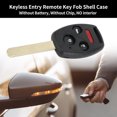thumbnail image 2 of Unique Bargains 4 Buttons Keyless Entry Remote Fob Key Shell Case for Honda Accord 2003-2007, 2 of 7
