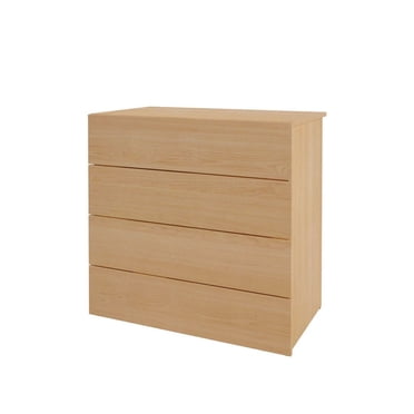 Commode 4 tiroirs Nordik de Nexera, érable naturel