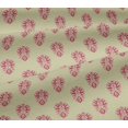 thumbnail image 5 of oneOone Cotton Poplin Fabric Leaves & Floral Block Print Sewing Fabric BTY 56 Inch Wide, 5 of 5