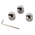 thumbnail image 2 of 3PCS Guitar Dual Stacked Knobs Dome Volume Tone Control Knobs Metal Knob Replacement For Electric Guitar Bass, 2 of 8